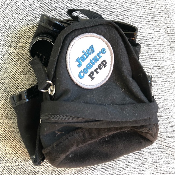 New Juicy Couture black dog cat pet backpack S M - Picture 2 of 5